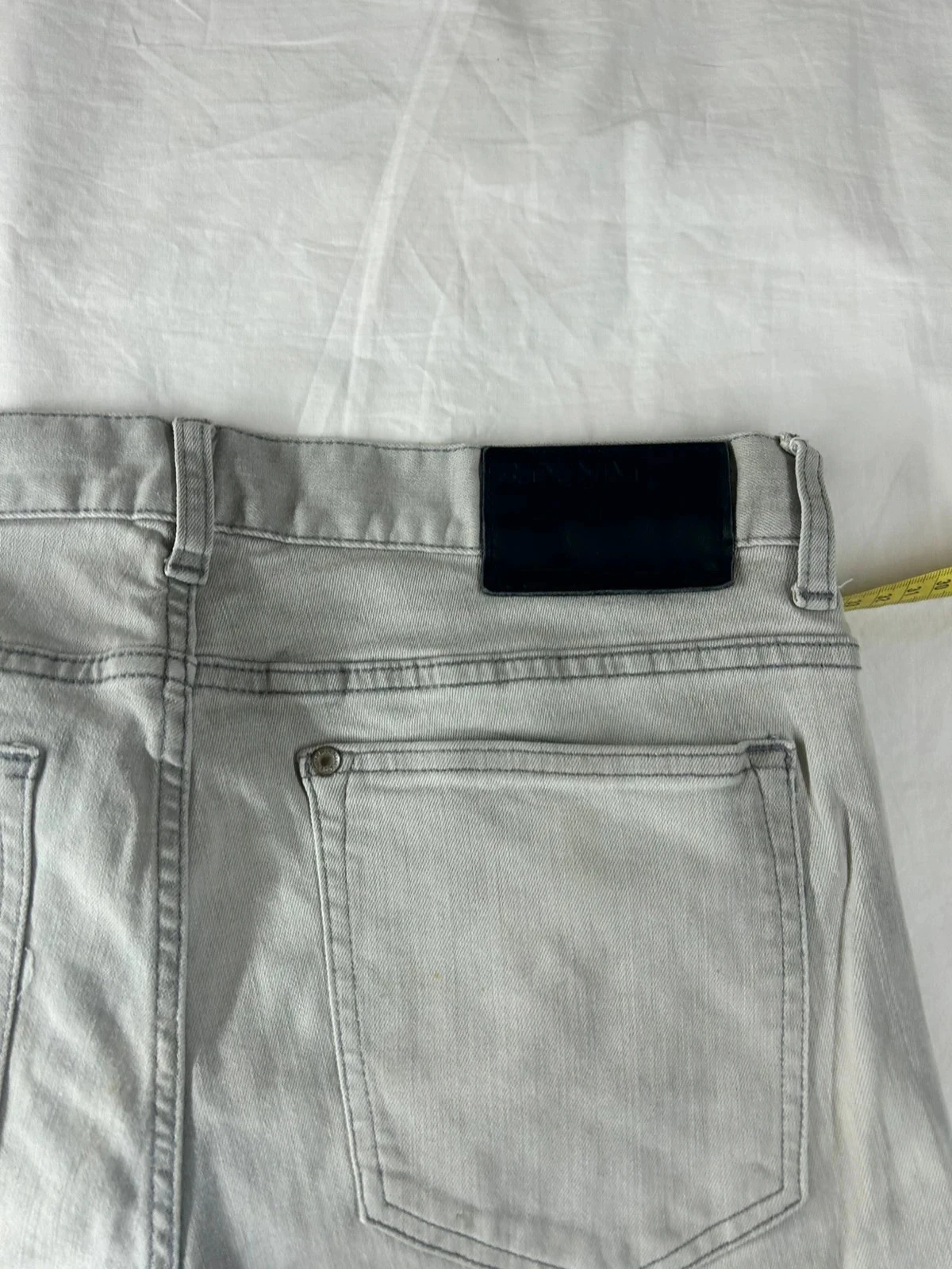 Witte grijze vintage slim fit lage taille H&M jeans – photo 16